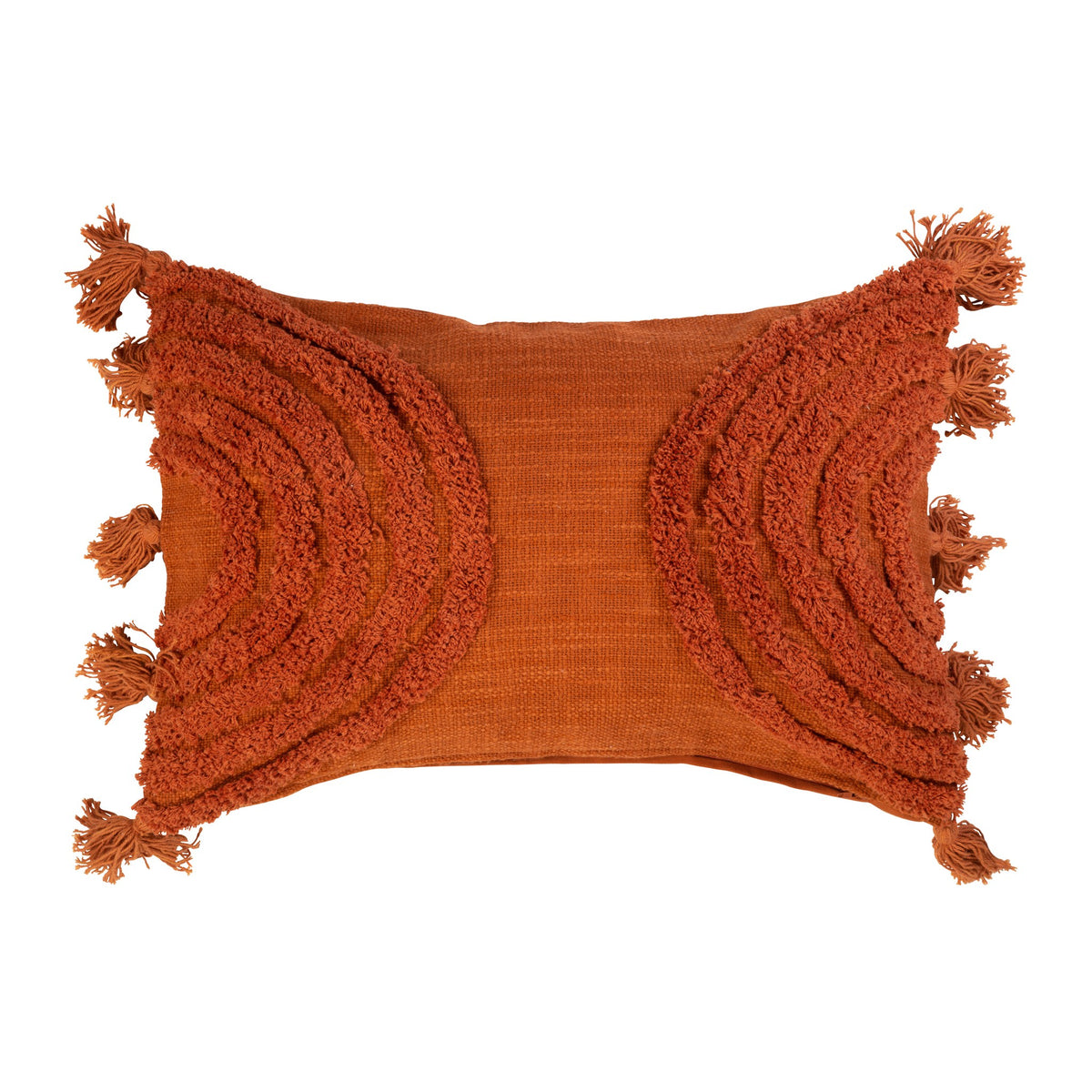 Boho Stripet Putetrekk, rust