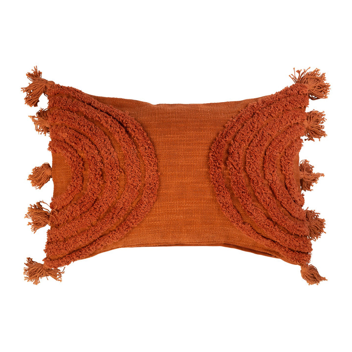 Boho Stripet Putetrekk, rust
