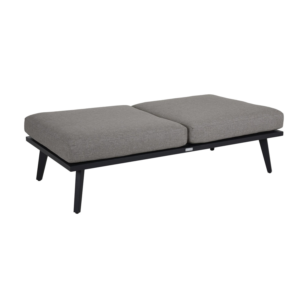 Brafab Villac Sittemoduler, sort med beige puter, 2-seter (b:150cm)