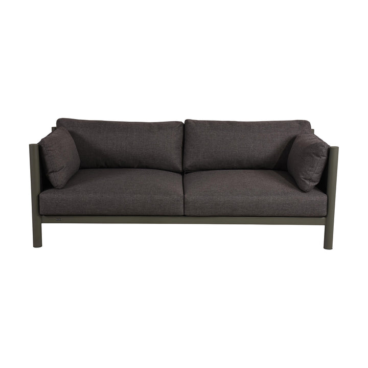 Brafab Brad loungesofa i grønn med grå puter