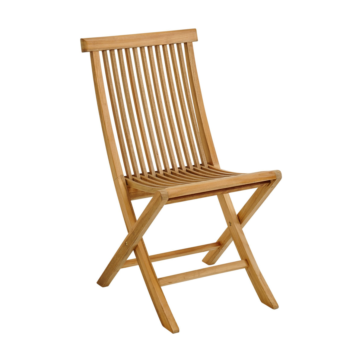 Brafab Turin spisestol i lakkert teak, sammenleggbar
