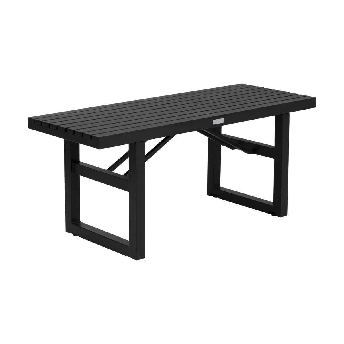 Brafab Vevi benk i sort aluminium