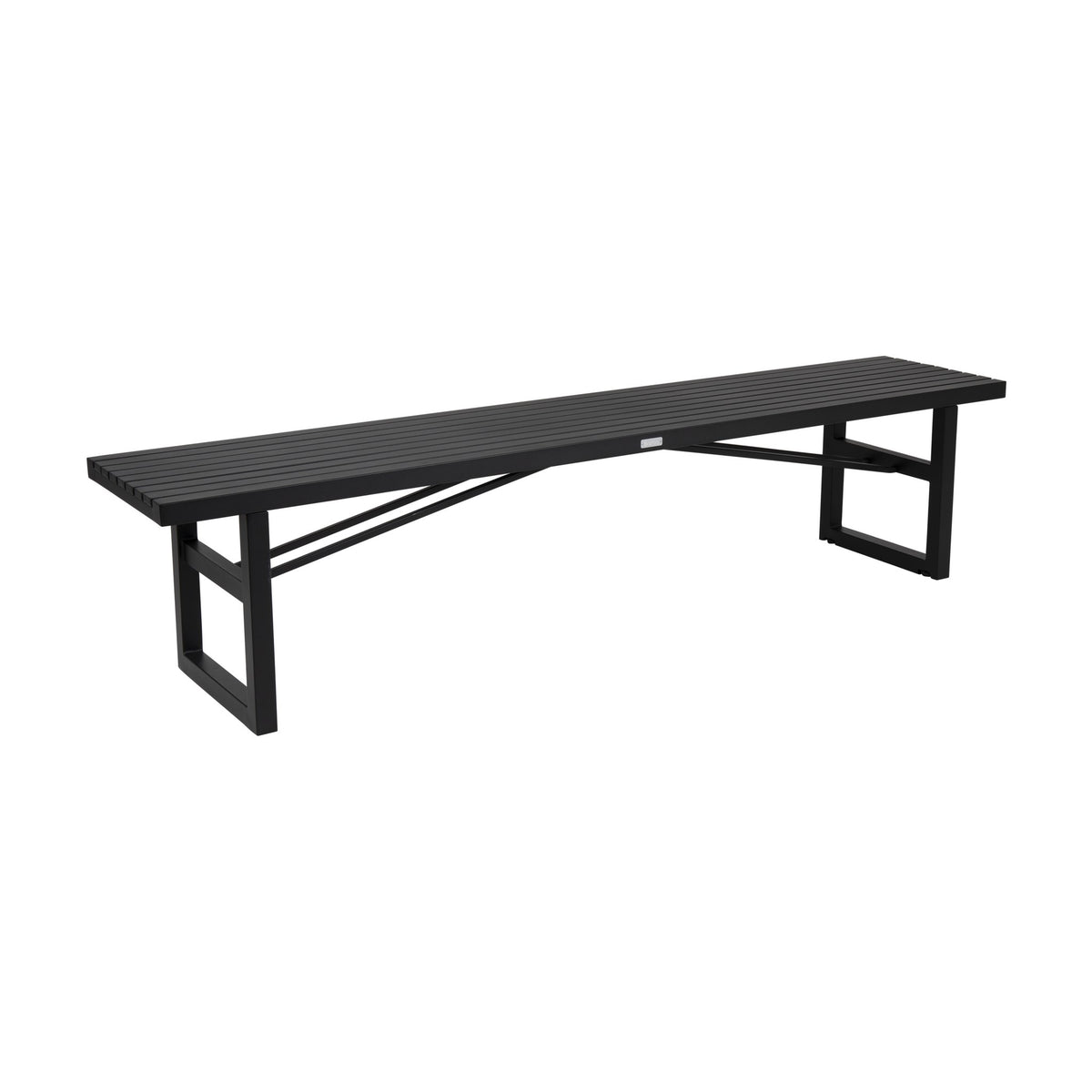 Brafab Vevi benk i sort aluminium