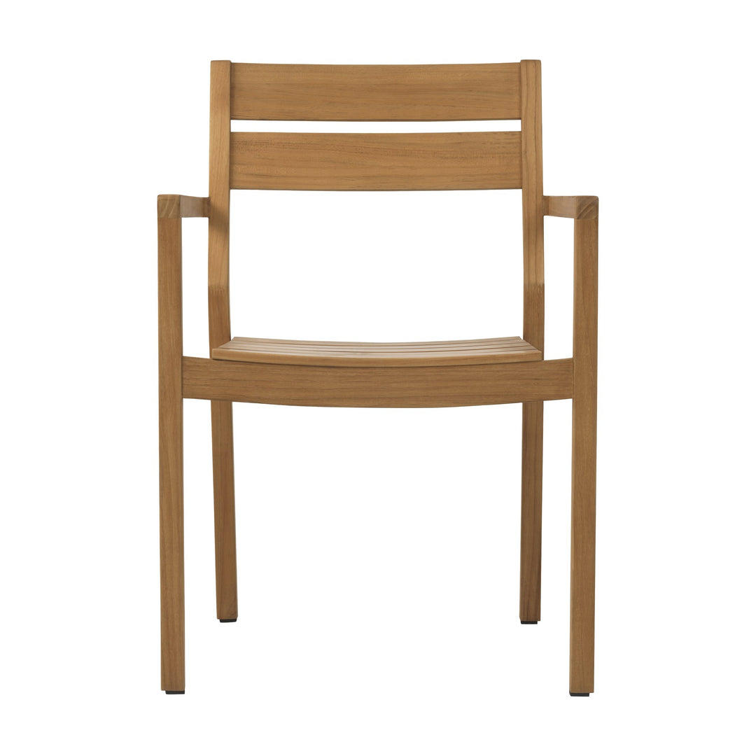 Brafab Delia stablestol i teak med armlener