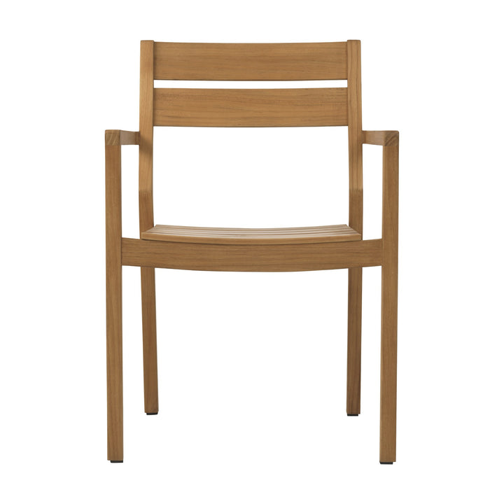Brafab Delia stablestol i teak med armlener