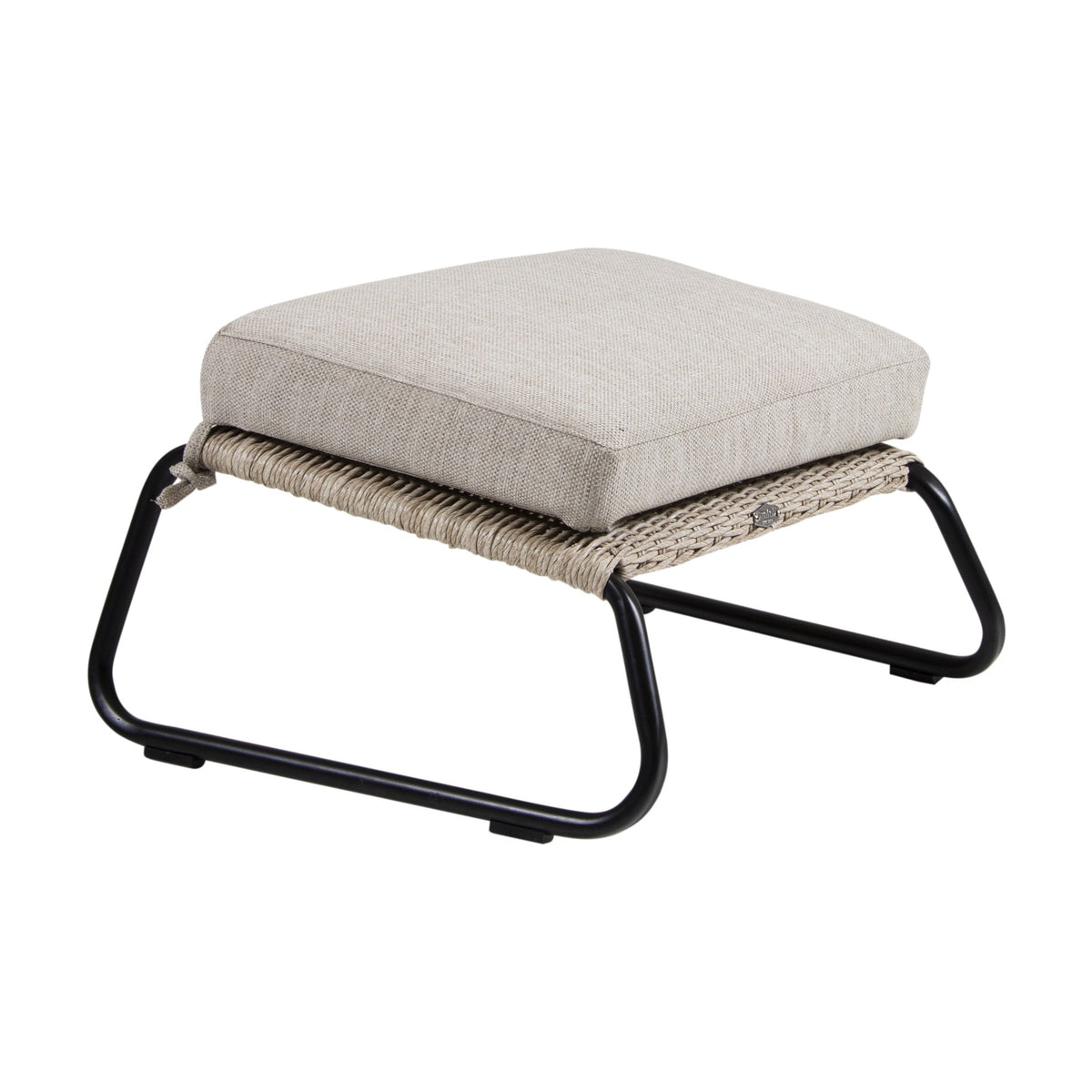 Brafab Midway fotskammel i beige til utebruk