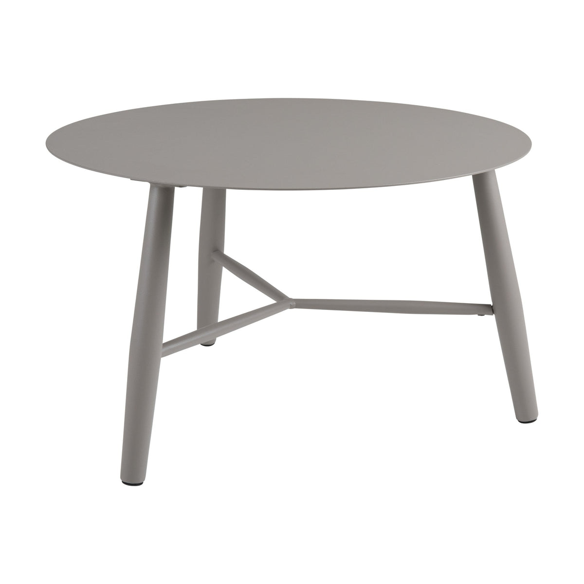 Brafab Vannes sofabord i beige, rundt i metall