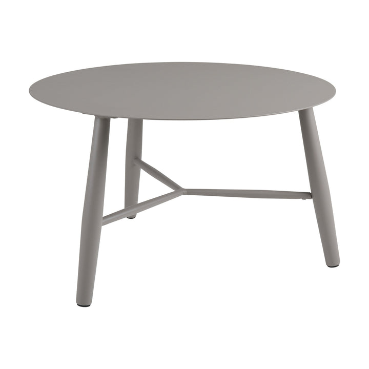 Brafab Vannes sofabord i beige, rundt i metall