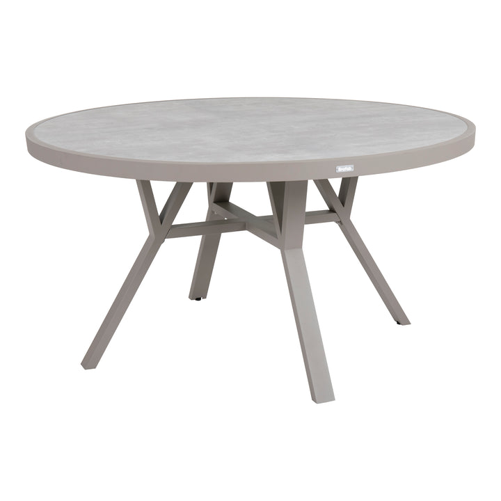 Brafab Samvaro spisebord i beige med steinlook-plate