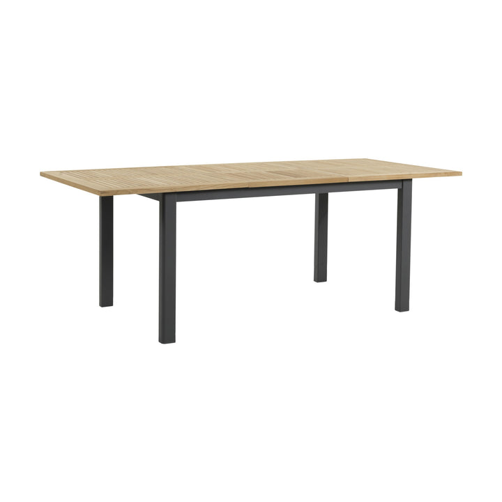 Brafab Lyon spisebord i teak med sort understell