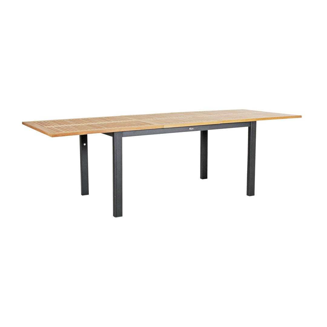 Brafab Lyon spisebord i teak med sort understell