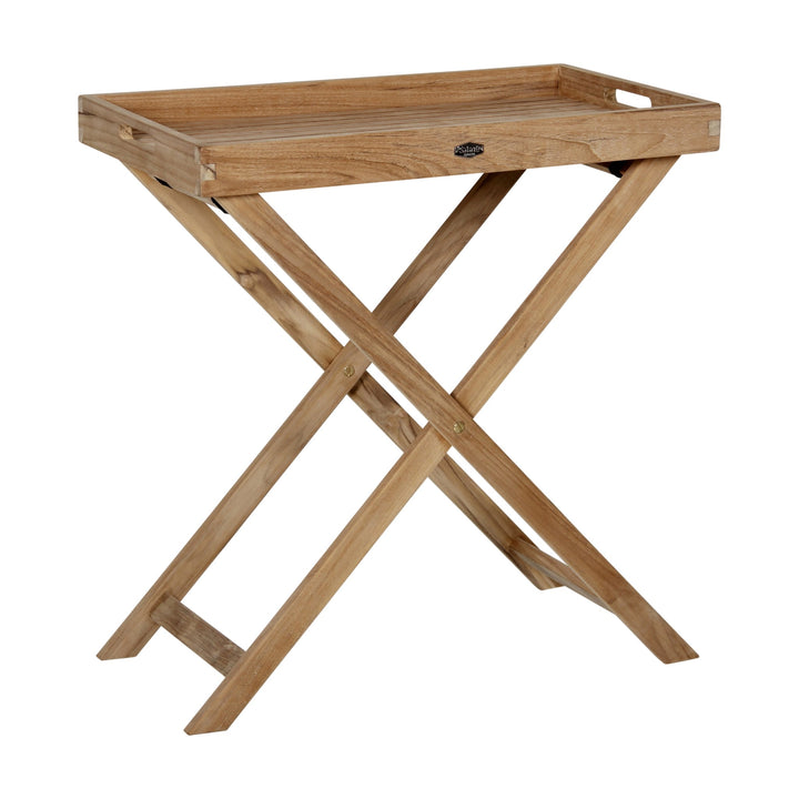 Brafab Turin Brickbord, teak natur, høyde: 74cm