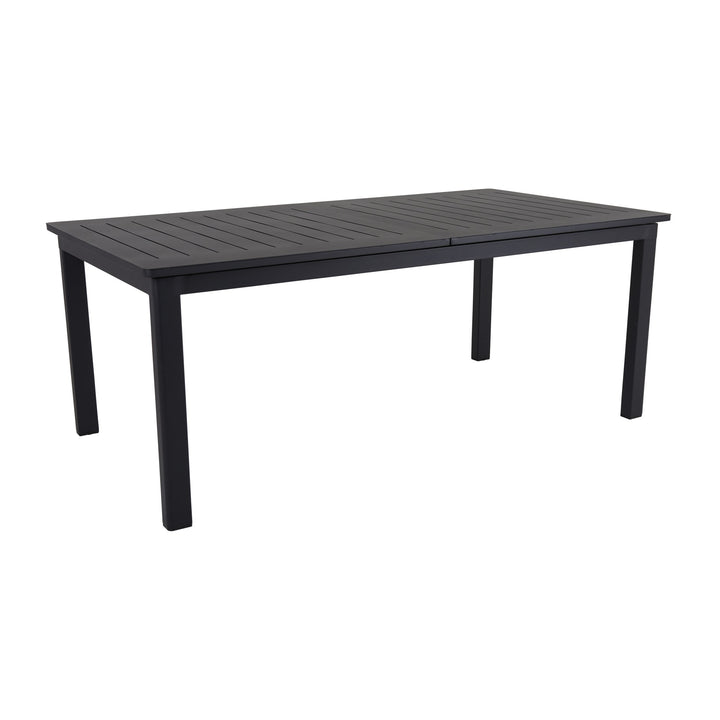 Brafab Lomma uttrekkbart spisebord i sort aluminium