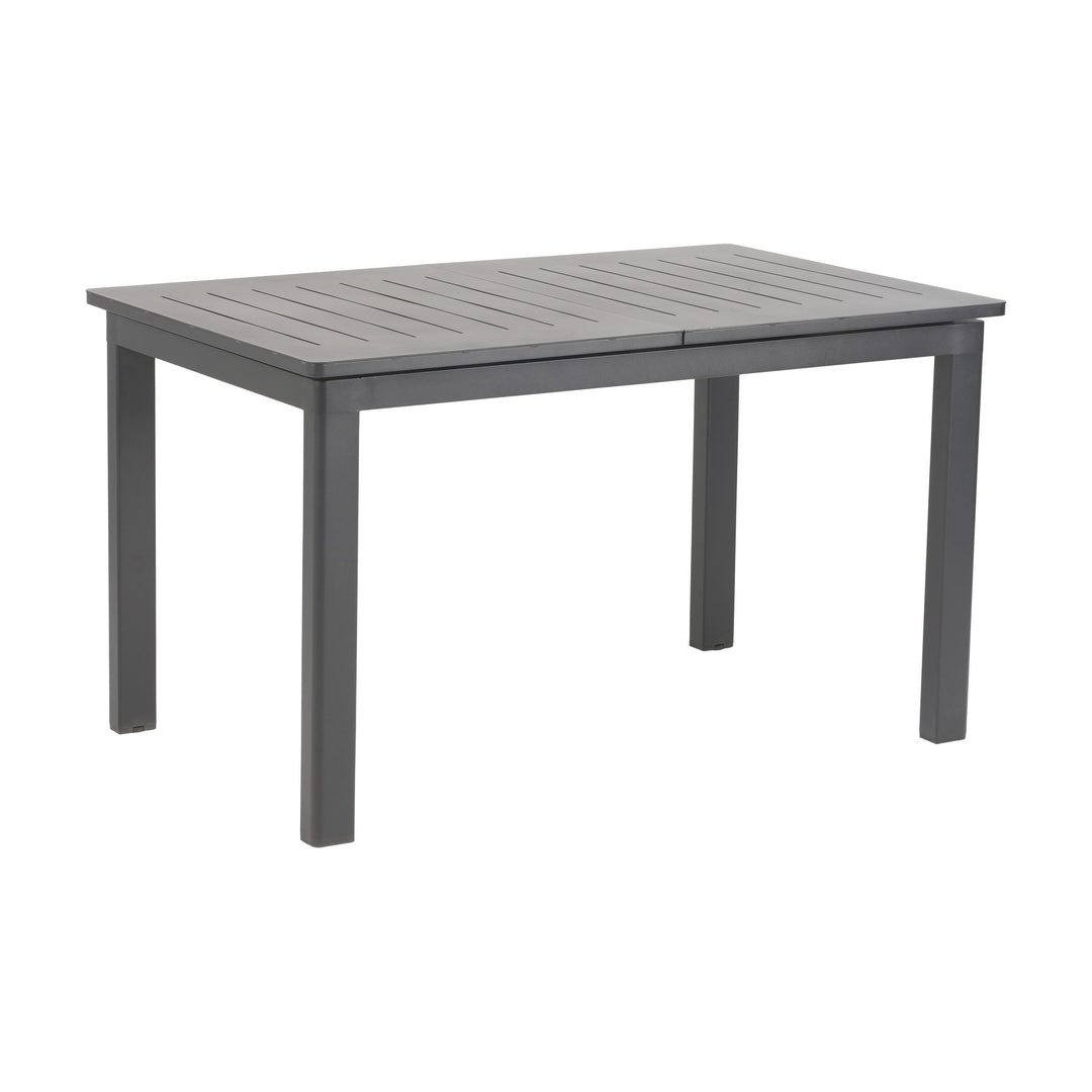 Brafab Lomma spisebord Small i antrasitt aluminium med spileplate, uttrekkbart