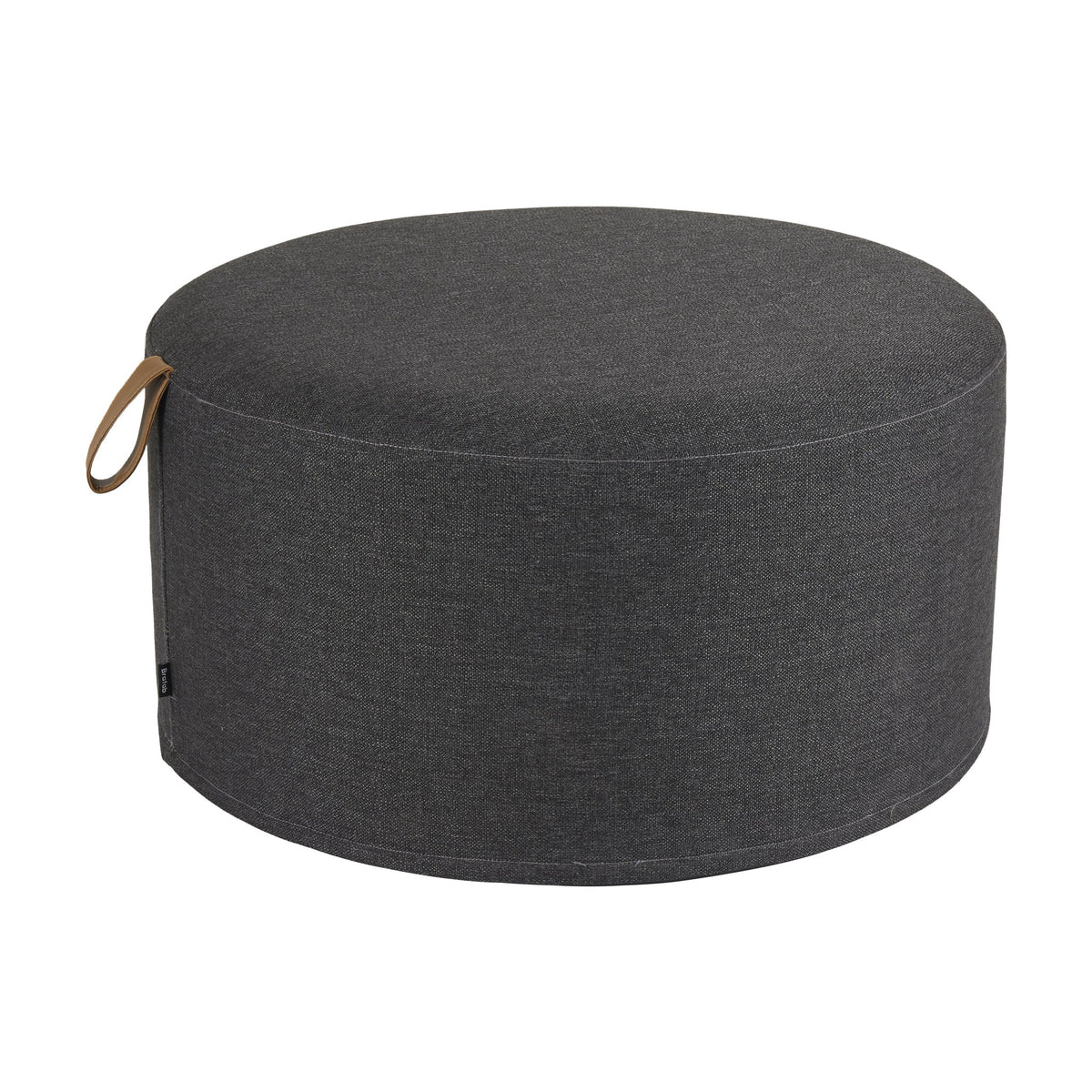 Brafab Kotte pall i sort tekstil