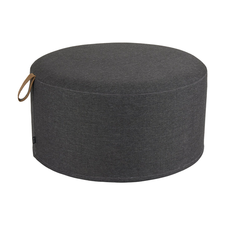 Brafab Kotte pall i sort tekstil