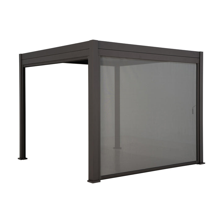 Brafab Sombra sidevegg i antrasitt, screen-vegg til pergola i aluminium