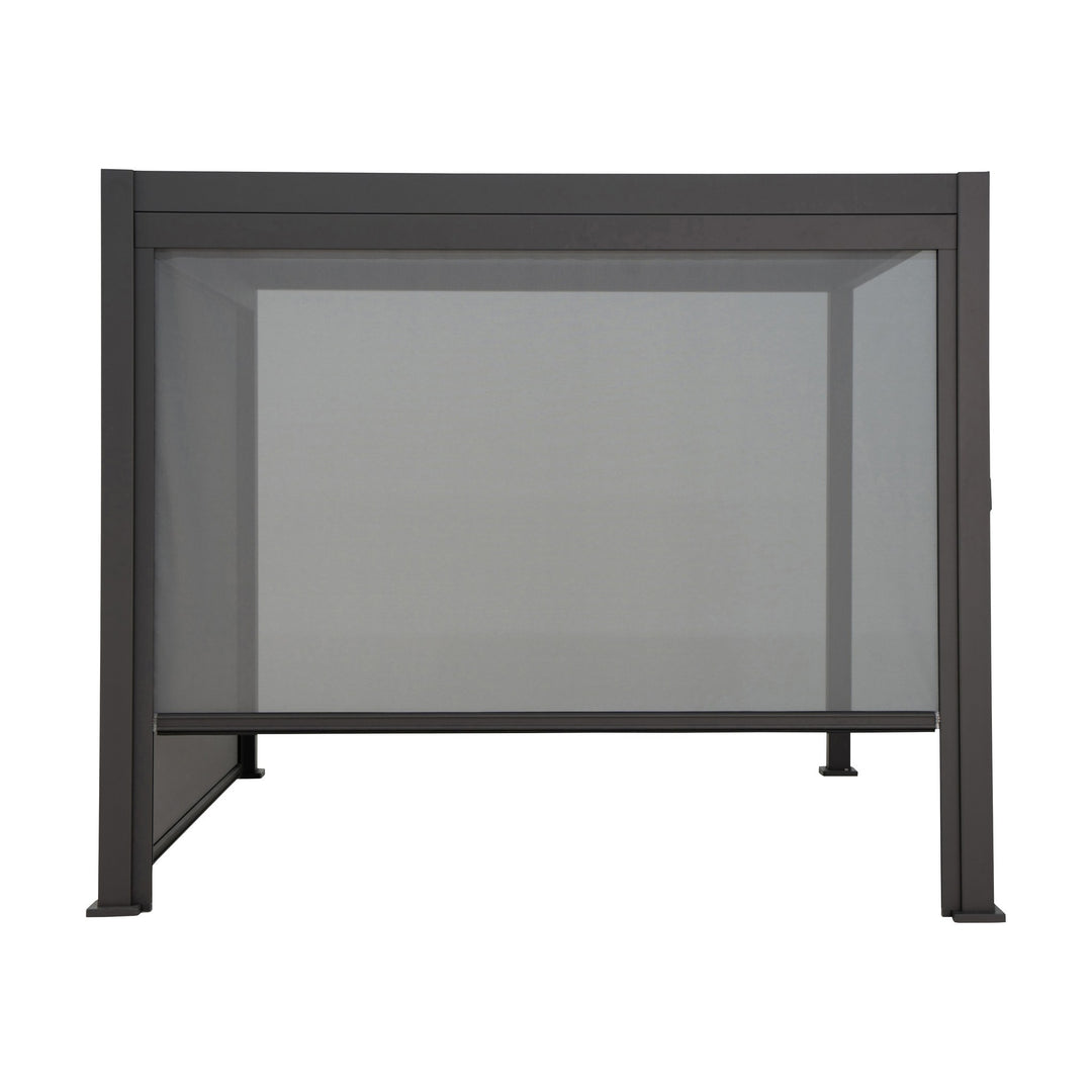 Brafab Sombra sidevegger i antrasitt aluminium til pergola