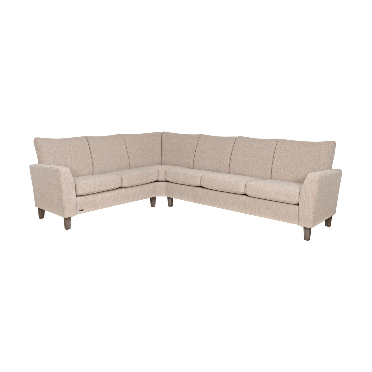 Brunstad System+ modulsofa i beige stoff, hjørnesofa