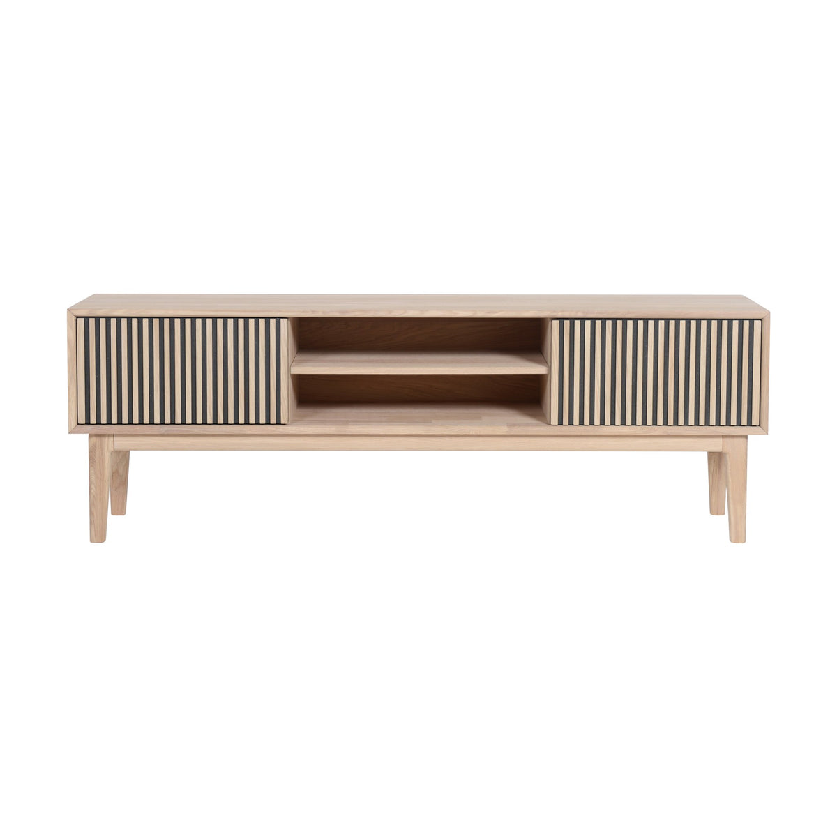 Casø Broholm TV-benk, hvitoljet, bredde: 160cm