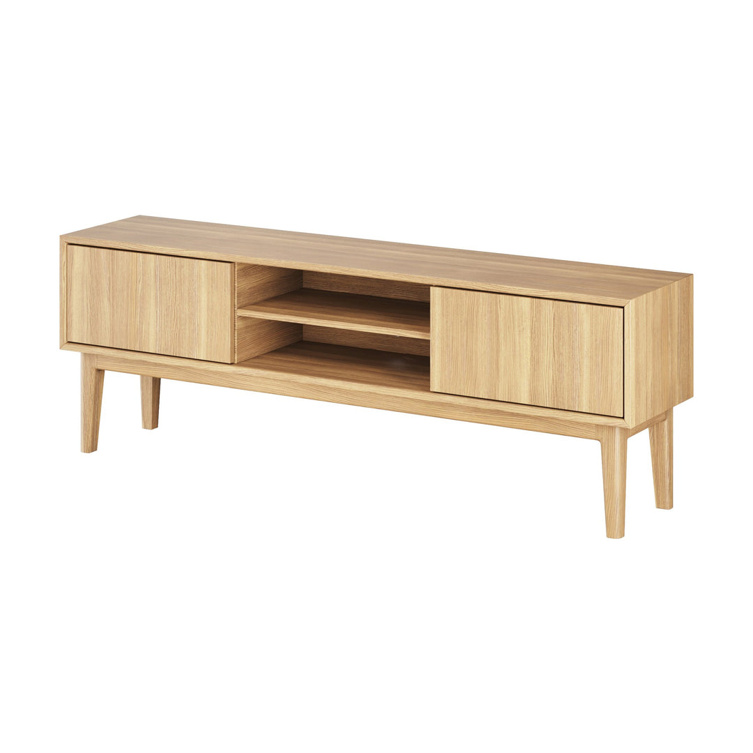 Casø Nord Broholm Solid TV-benk, naturoljet, bredde: 160cm – detaljbilde