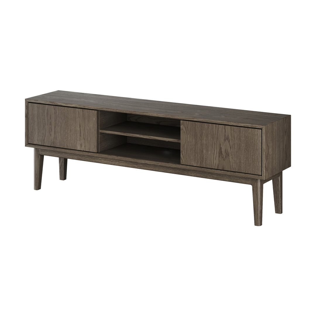Casø Nord Broholm Solid TV-benk, smoked, bredde: 160cm – detaljbilde