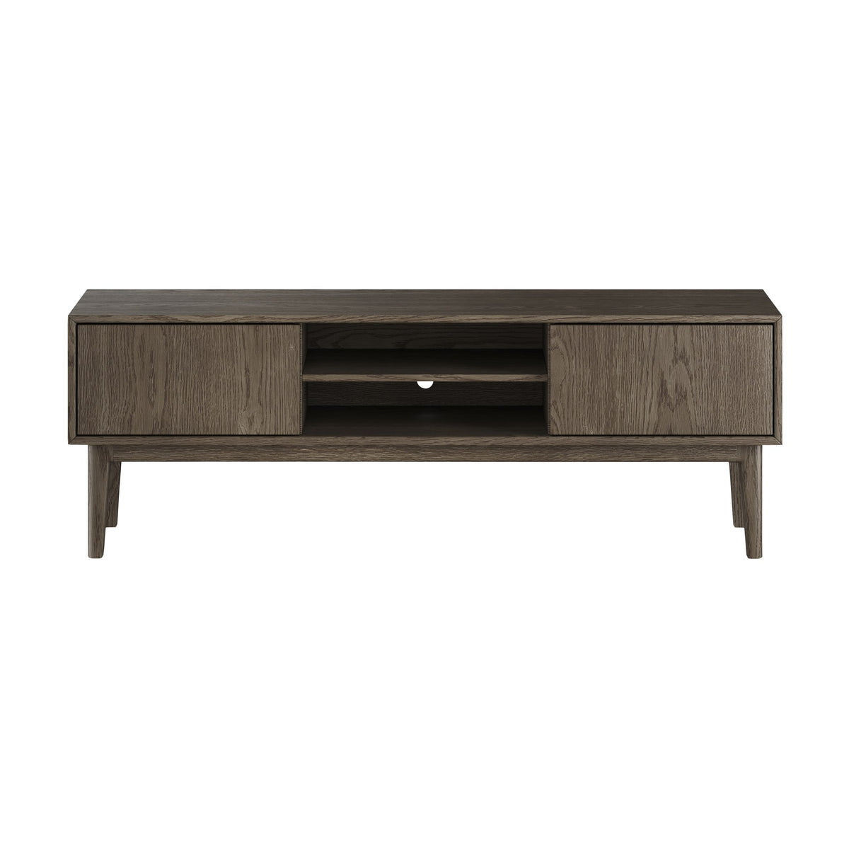 Casø Nord Broholm Solid TV-benk, smoked, bredde: 160cm