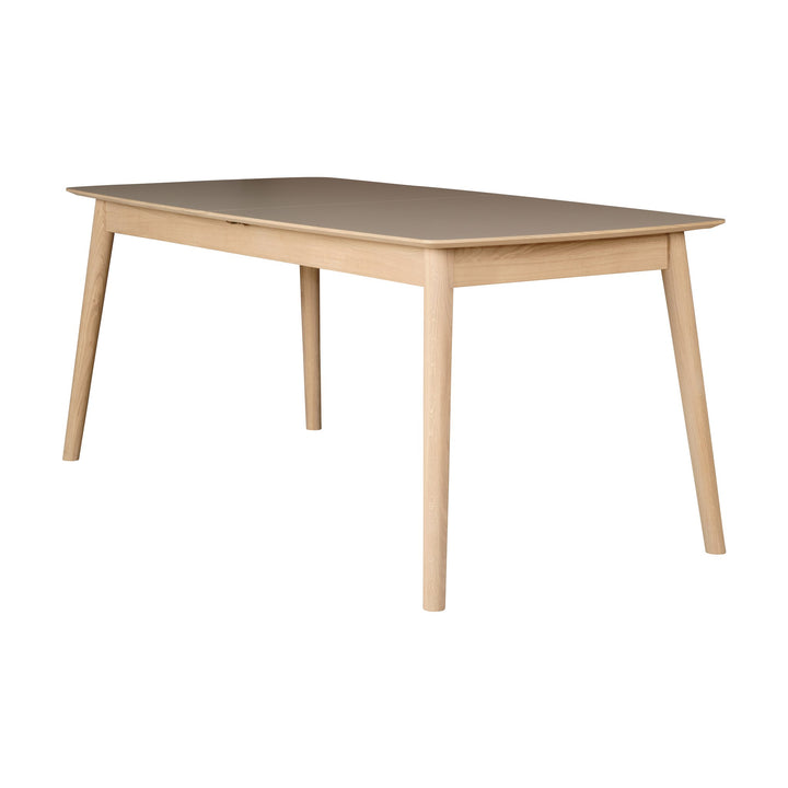 Casø 120 Spisebord, hvitoljet med mocca lamina, lengde: 180cm – detaljbilde