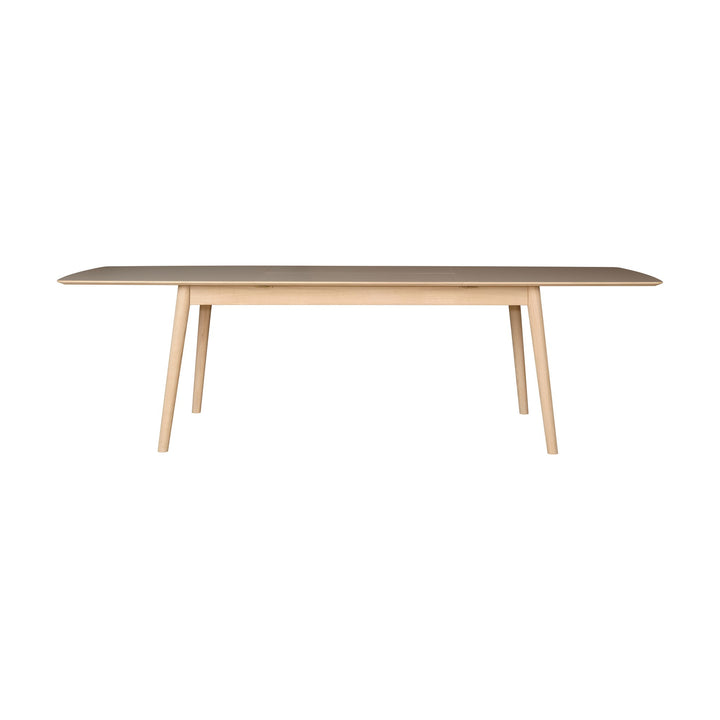 Casø 120 Spisebord, hvitoljet med mocca lamina, lengde: 180cm – detaljbilde