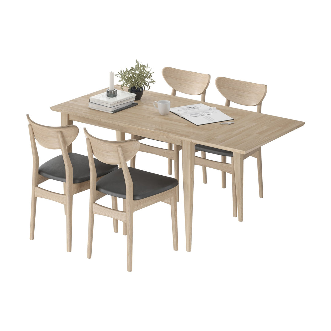 Casø C-Edge Kjøkkenbord, hvitoljet, lengde: 120cm – detaljbilde