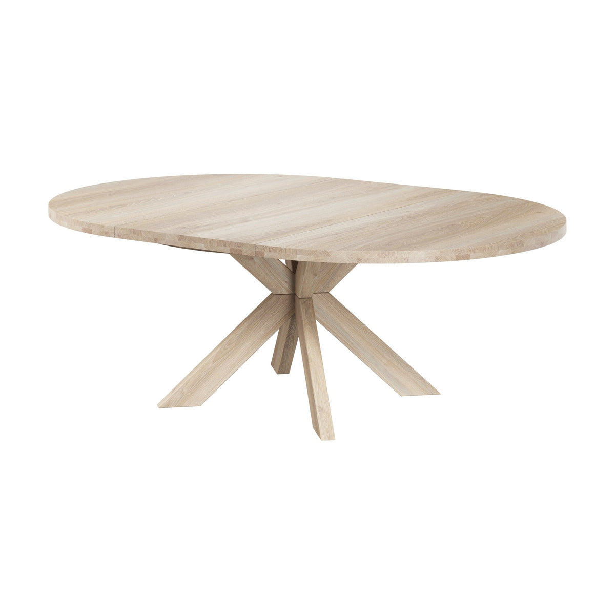 Casø Gro Spisebord, hvitoljet, diameter: 140cm – detaljbilde