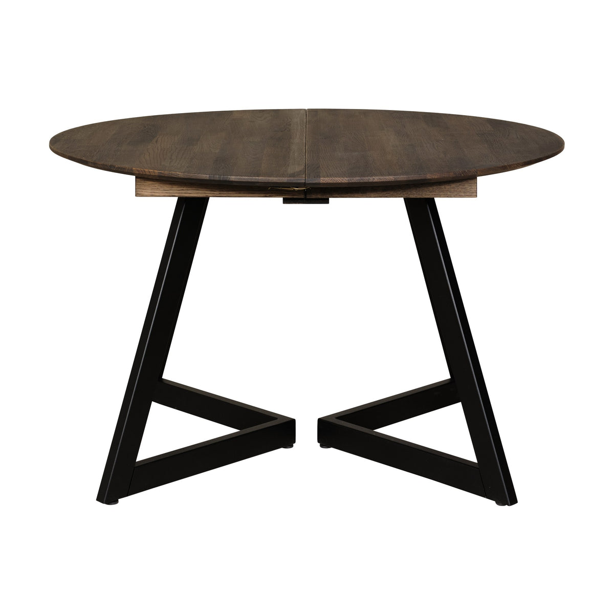 Casø Ellis Spisebord Med Metallben, smoked oljet, diameter: 120cm – detaljbilde