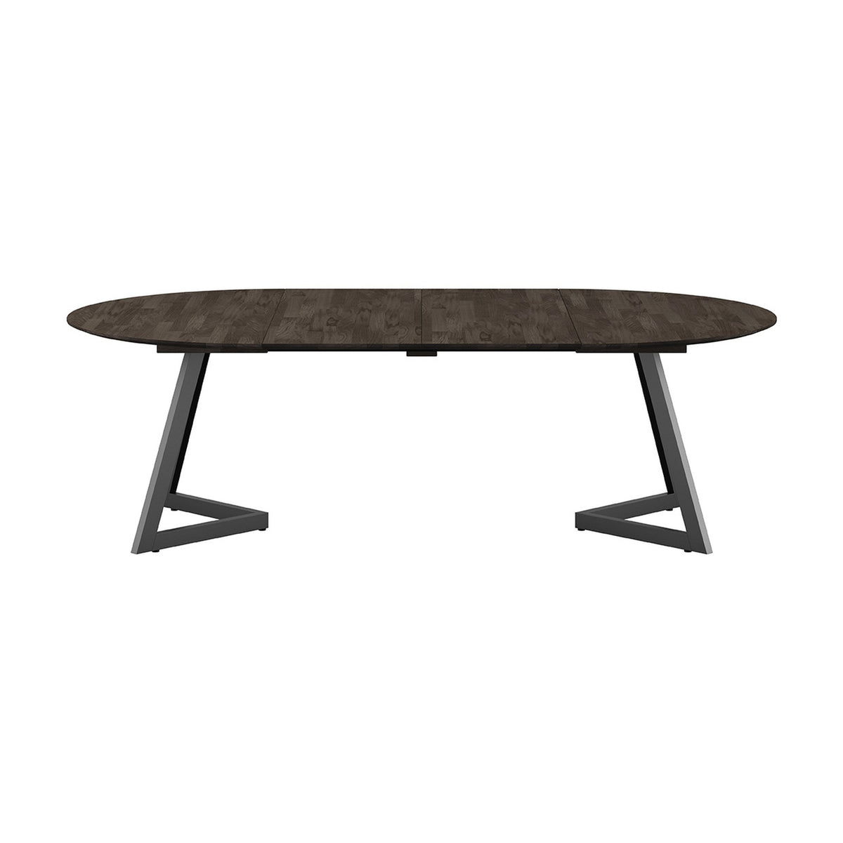 Casø Ellis Spisebord Med Metallben, smoked oljet, diameter: 140cm – detaljbilde