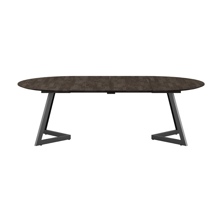 Casø Ellis Spisebord Med Metallben, smoked oljet, diameter: 140cm – detaljbilde