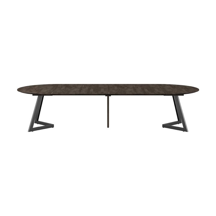 Casø Ellis Spisebord Med Metallben, smoked oljet, diameter: 140cm – detaljbilde