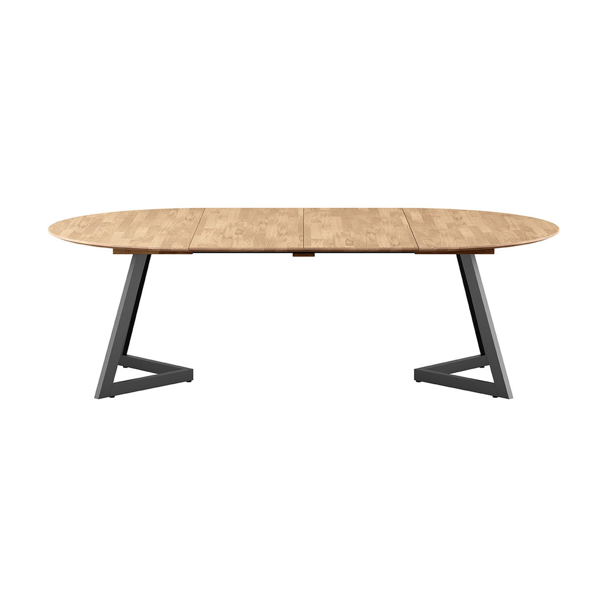 Casø Ellis Spisebord Med Metallben, naturoljet, diameter: 120cm – detaljbilde
