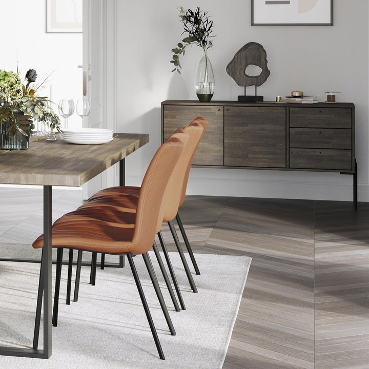 Casø Elegance Spisebord, smoked oljet, lengde: 200cm – detaljbilde