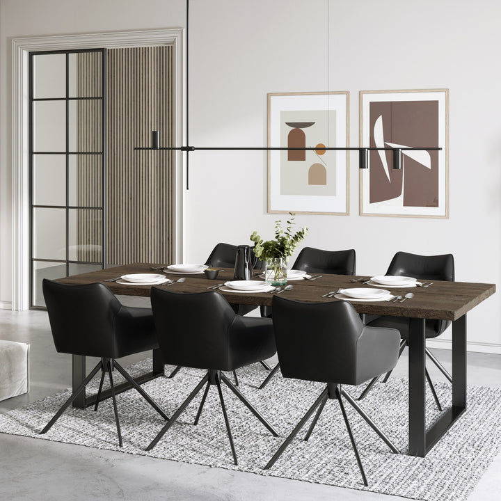 Casø Elegance Spisebord, smoked oljet, lengde: 200cm – detaljbilde