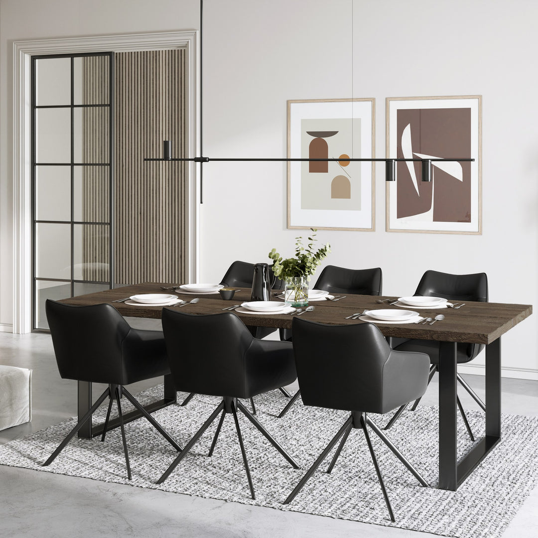Casø Elegance Spisebord, smoked oljet, lengde: 240cm – detaljbilde