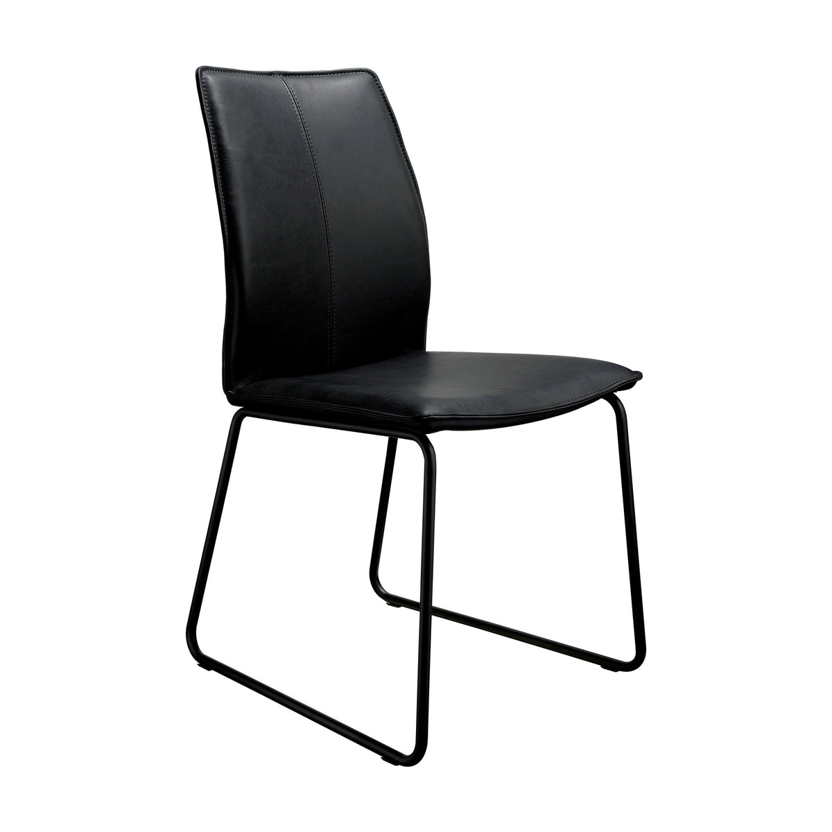 Casø Sweet Seat Spisestol Sort Hud, Slede: Sort