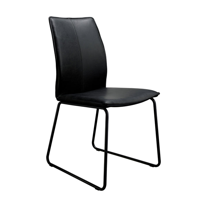Casø Sweet Seat Spisestol Sort Hud, Slede: Sort