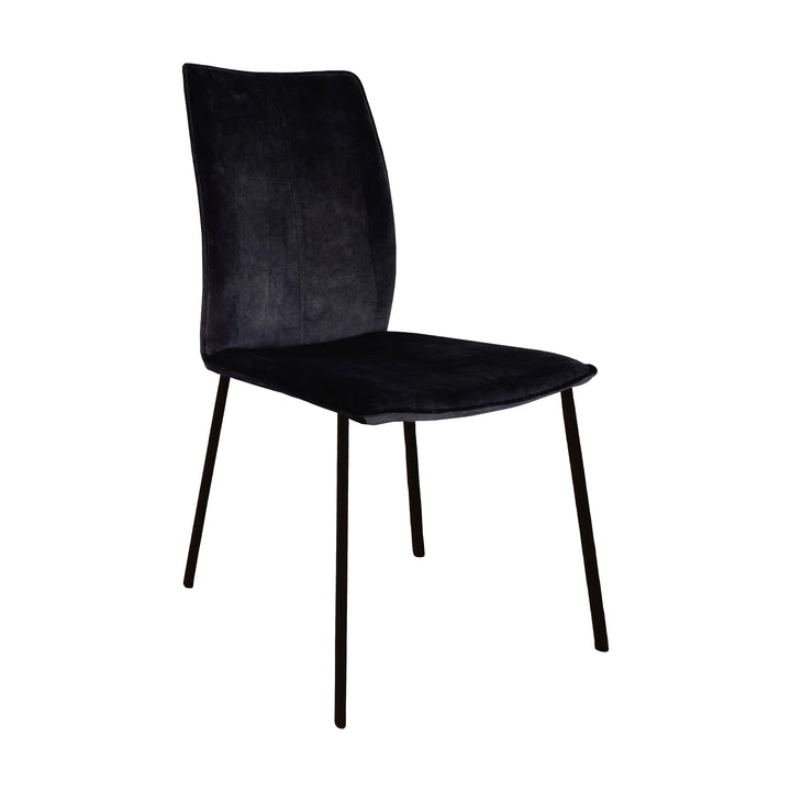 Casø Sweet Seat Spisestol Velour Antrasitt,4 Ben: Sort