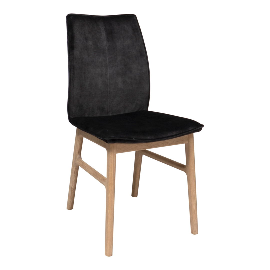 Casø Sweet Seat Spisestol Velour Antrasitt,Tre: Hvitoljet