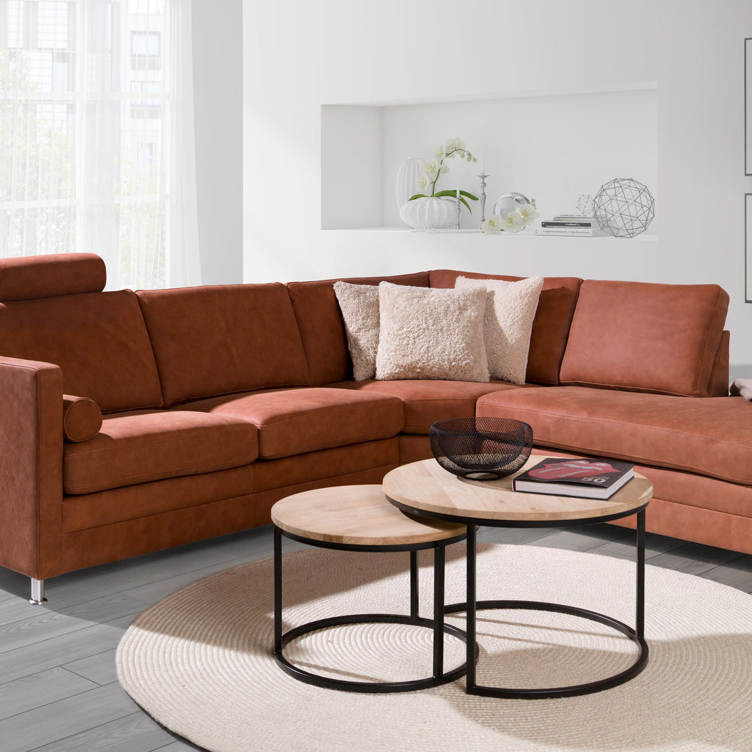 Casø Coffeebreak Sofabord, hvitoljet, diameter: 75cm – detaljbilde
