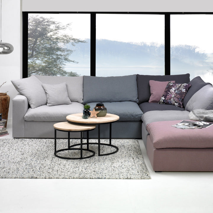 Casø Coffeebreak Sofabord, hvitoljet, diameter: 75cm – detaljbilde