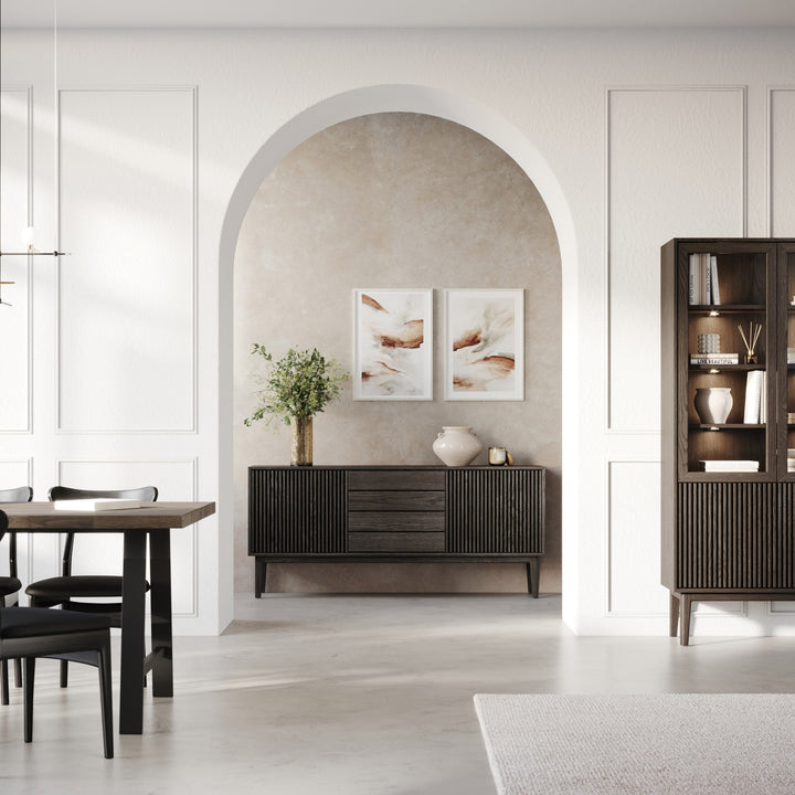 Casø Broholm Skjenk, smoked oiled – detaljbilde