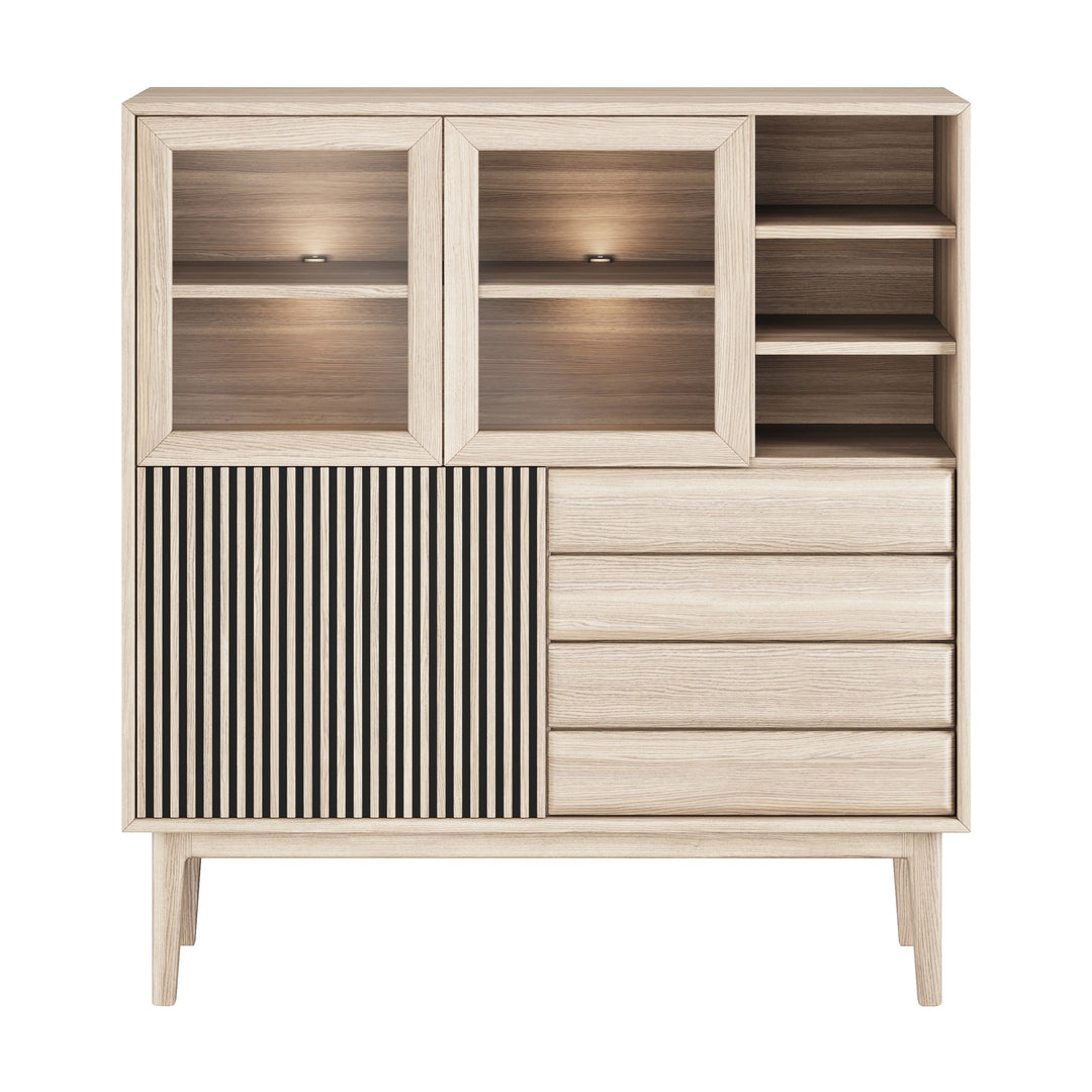 Casø Broholm Highboard, hvitoljet