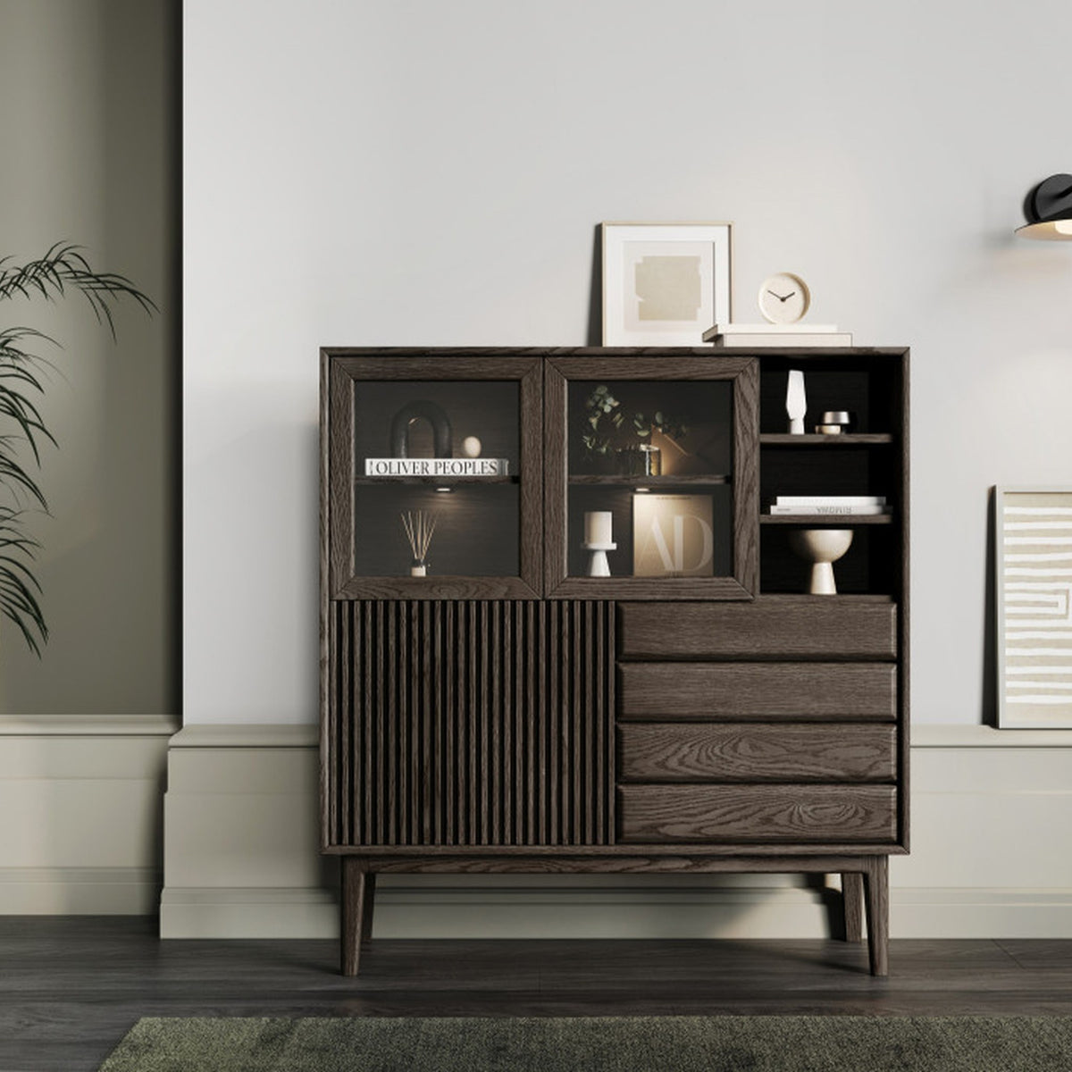 Casø Broholm Highboard, smoked oiled – miljøbilde