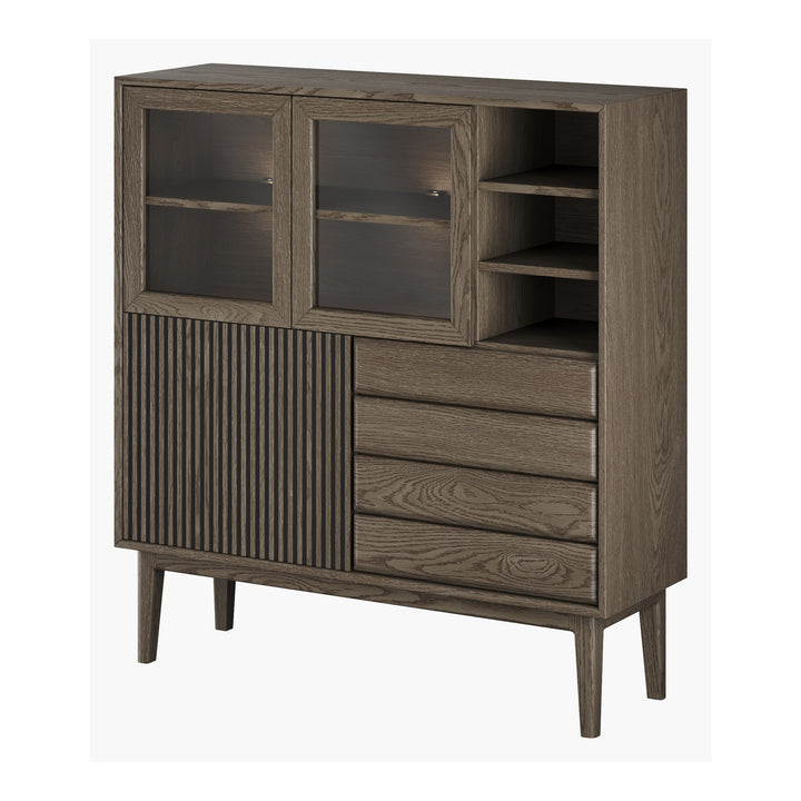 Casø Broholm Highboard, smoked oiled – detaljbilde