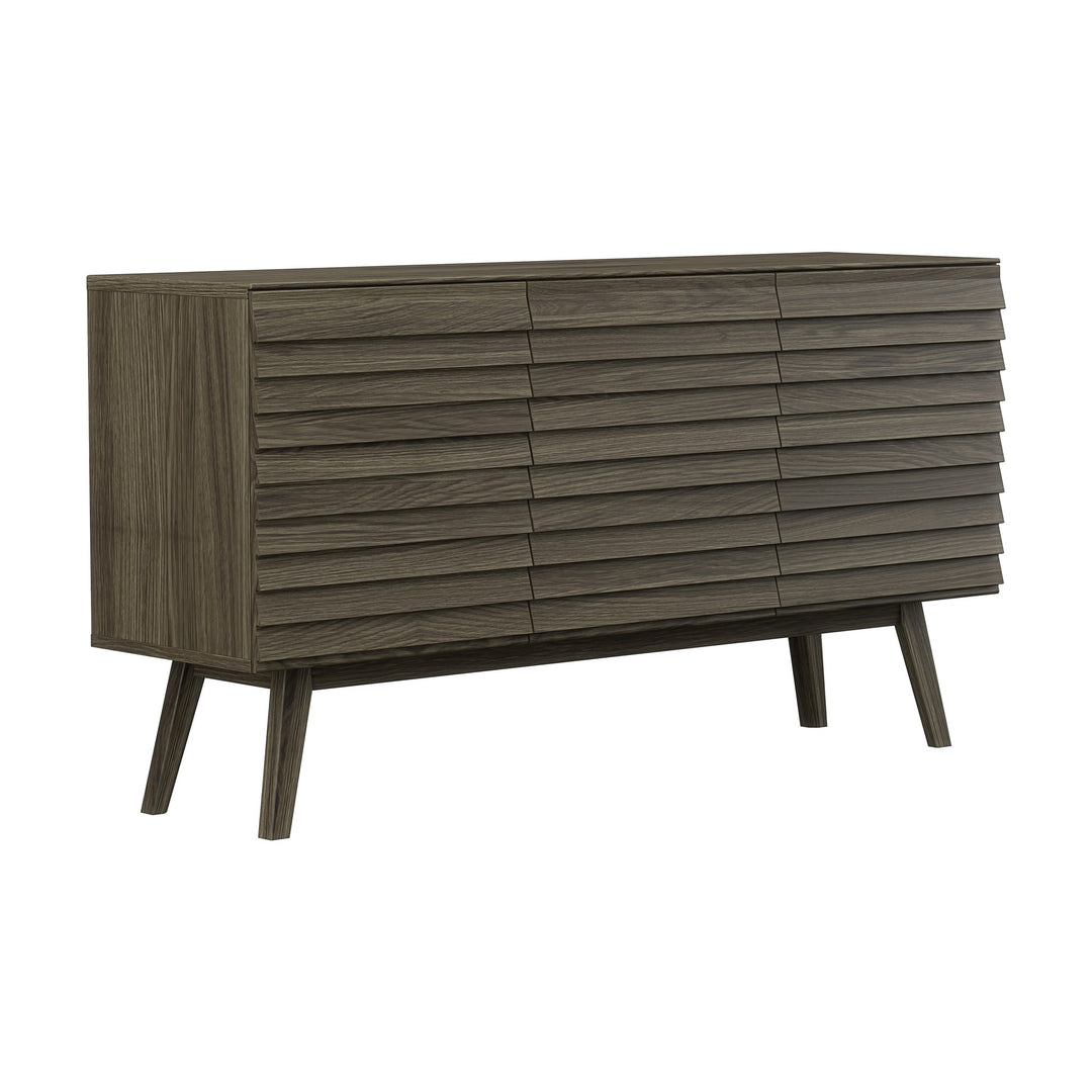 Casø 777 Skjenk, smoked, bredde: 150cm – detaljbilde